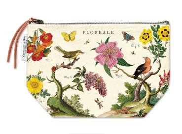 Florale - Cavallini Vintage Mäppchen, Kosmetiktasche